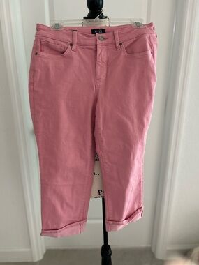 NYDJ Rose Pink Cropped Ankle Jeans